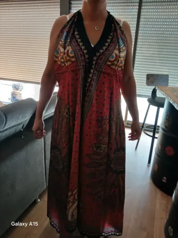 Robe longue dos nu