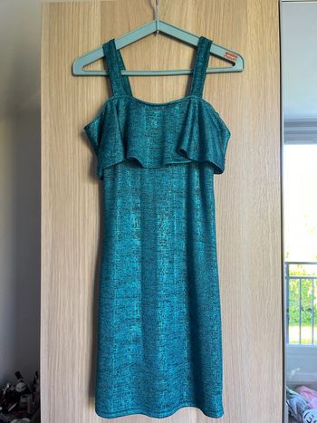 Robe moulante bleue