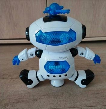 Robot électronique - avec lumière, une chanson et bouge