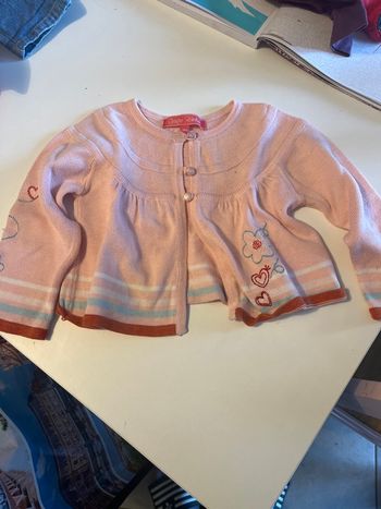 Gilet bébé fille