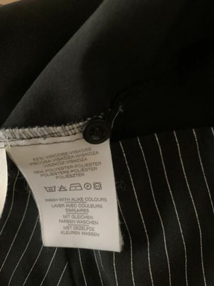 Chemisier à fines rayures Taille 40 (44 vintage) - photo numéro 10