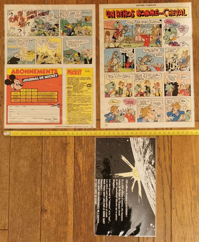 Lot anciennes publicités plastifiées majorette voitures Vintage - photo numéro 3