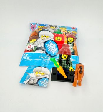 Lego Figurines Série 22 (Réf. 71032) : nº5, Le Cheval et la Palefrenière - NEUF