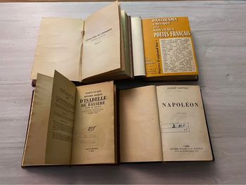 Lot de livres anciens