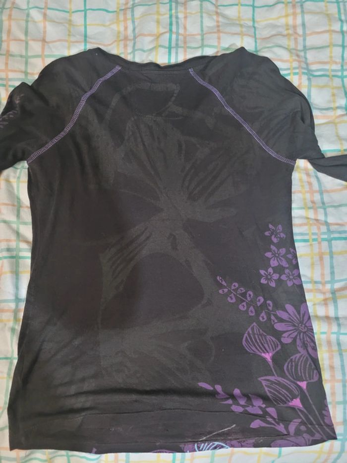 T-shirt manches longues, banane moon, marron - photo numéro 7