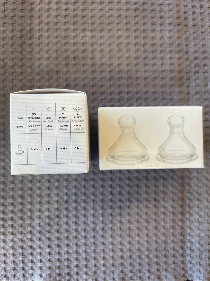 Tétines physiologiques Élhée taille XS (2 boites) - photo numéro 3