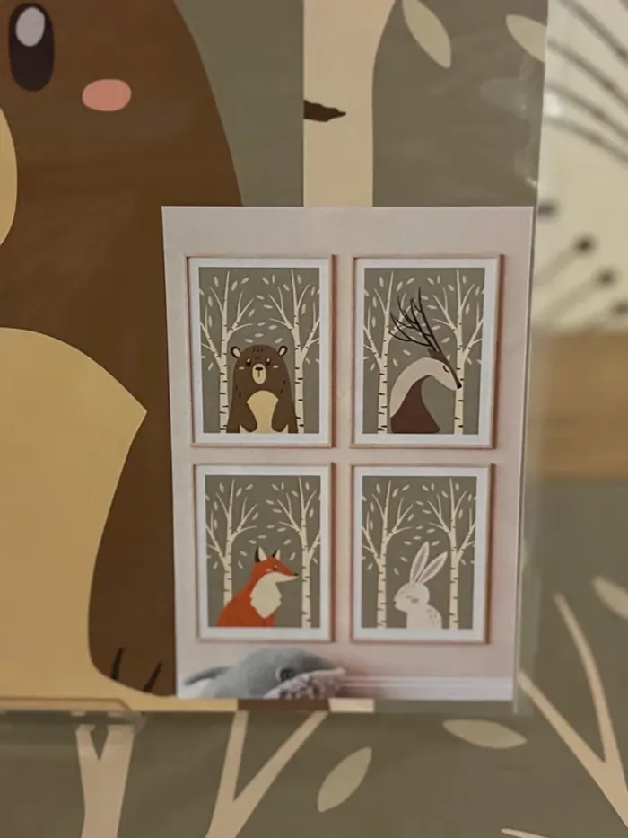 Affiches “Animaux de la Forêt” pour chambre enfant - photo numéro 2