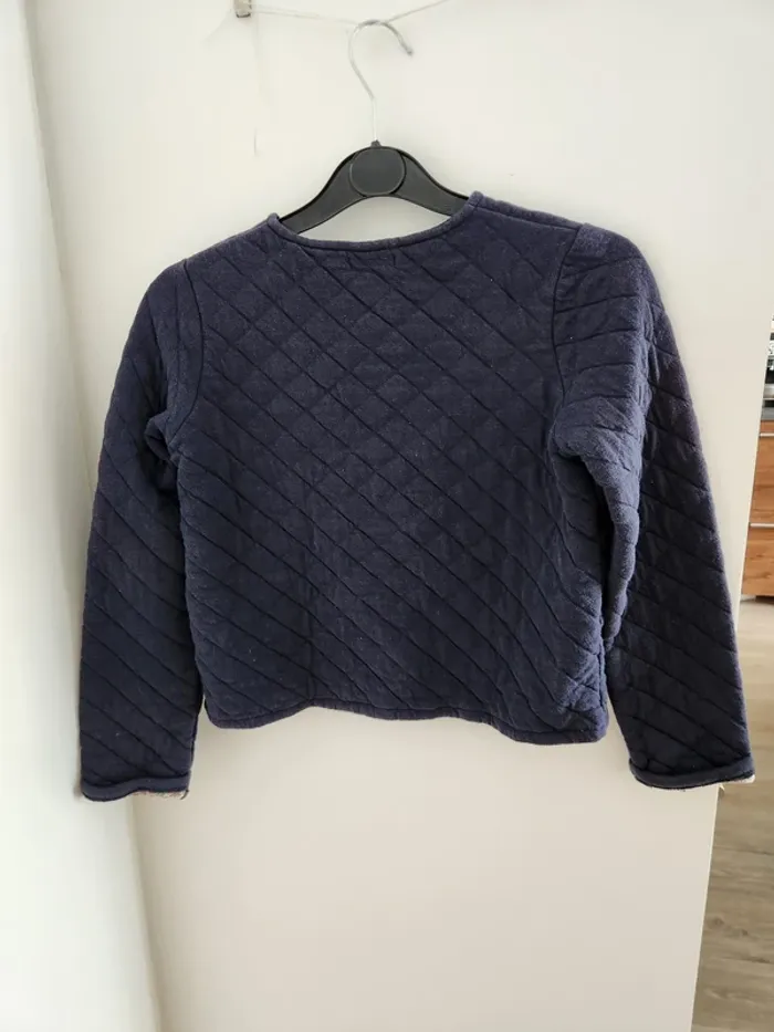Veste bleu marine Vertbaudet Taille 10 ans - photo numéro 2