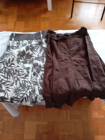 Lot 2 jupes marron 36 camaïeu affinités