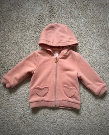 Gilet molletonné poches cœurs 6 mois