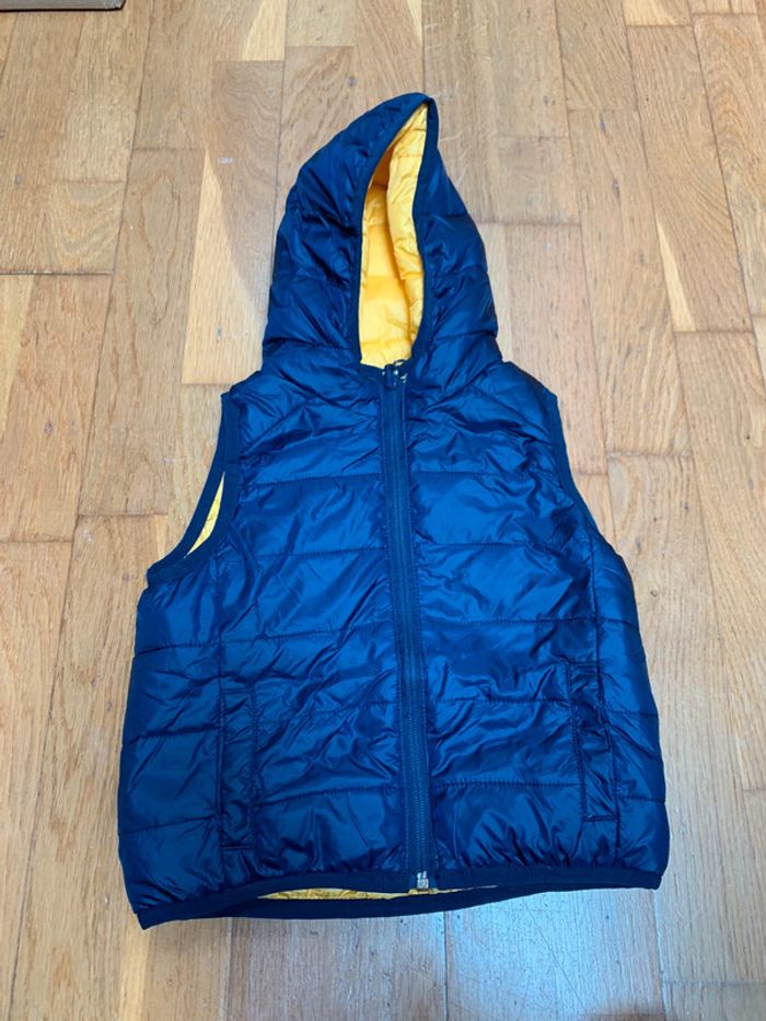 Doudoune sans manche réversible