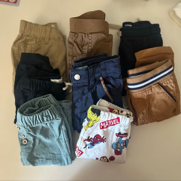 Lot pantalons bébé 3 mois