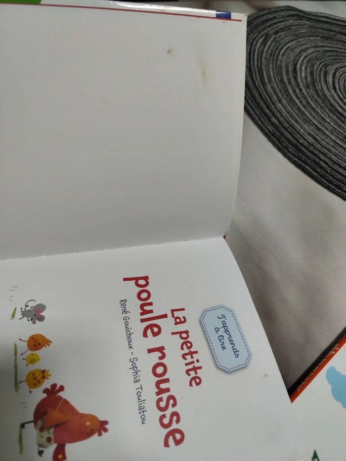 Livre J'apprends a lire la petite poule rousse - photo numéro 4