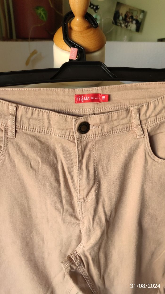 Jean beige  NEUF 48 - photo numéro 8