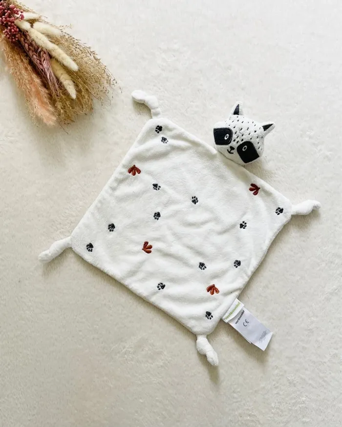 Doudou plat raton laveur - Vertbaudet 🦝