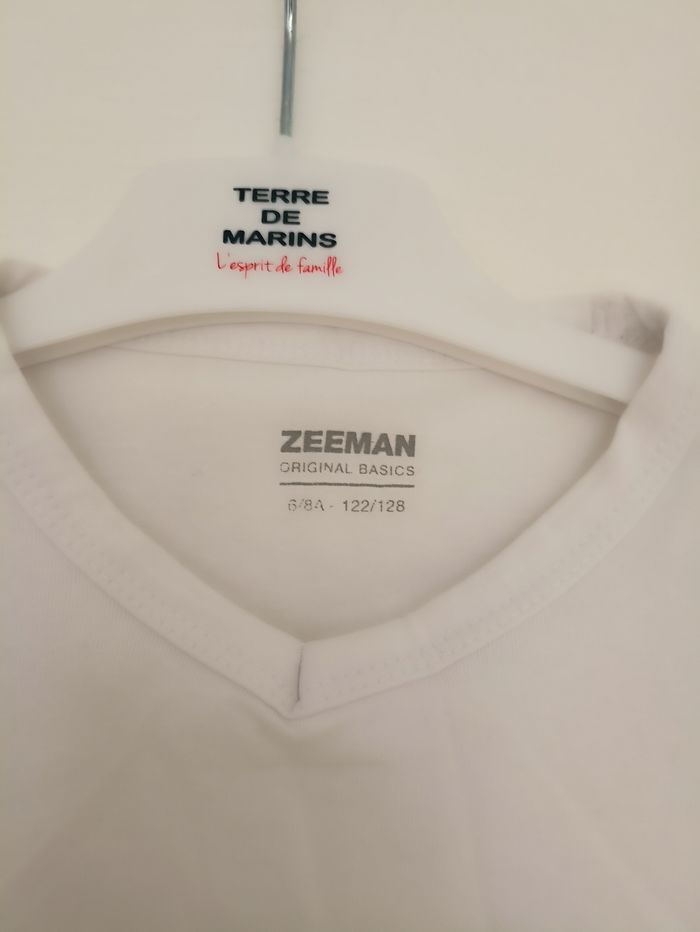 T shirt basique blanc - photo numéro 2