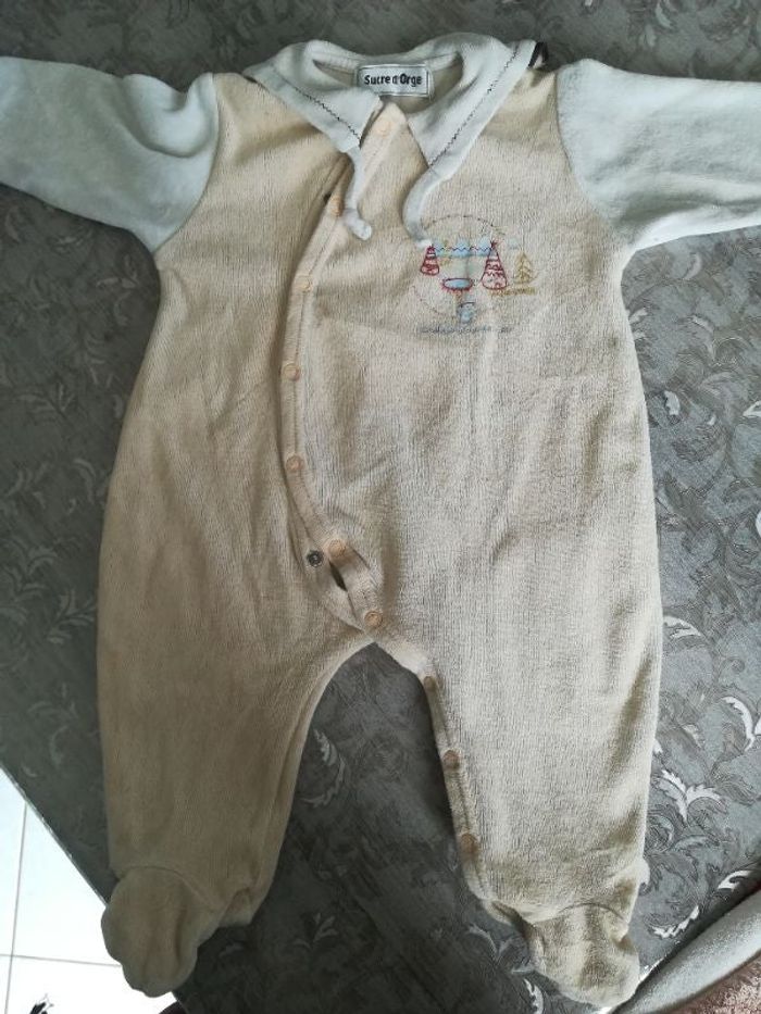 Pyjama sucre d'orge 6 mois garçon