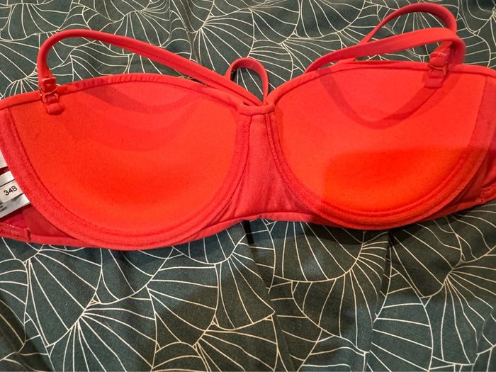 Haut de maillot de bain rose Calvin Klein - photo numéro 7