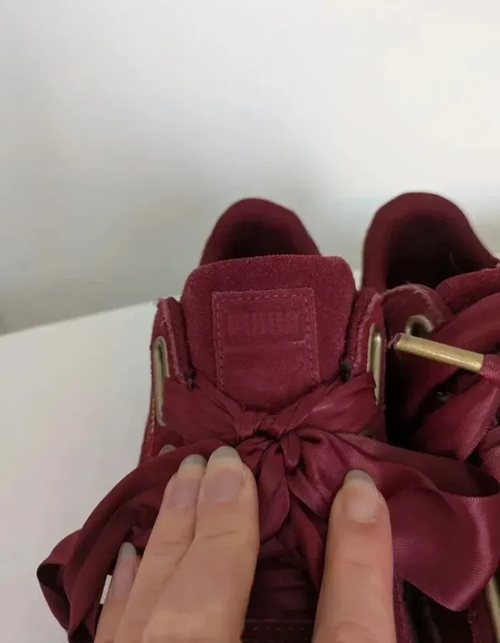 Baskets bordeaux - Puma Suede - taille 37 - photo numéro 5