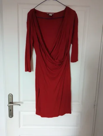 Robe idéale grossesse rouge