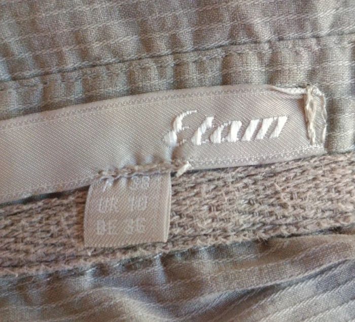 🌞blouse confort chemise rayure ton sur ton légère femme t m 38 - photo numéro 5