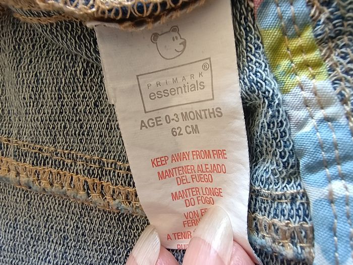 Veste jeans primark âge 0 a 3 mois - photo numéro 3