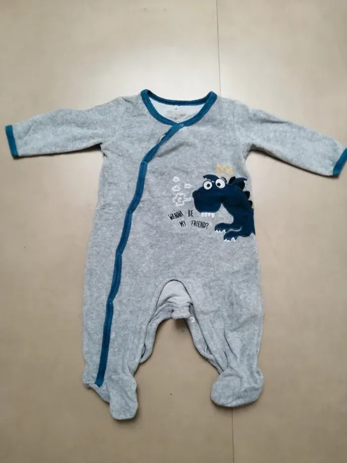 Pyjama bb garçon 9 mois lot de 5 - photo numéro 5