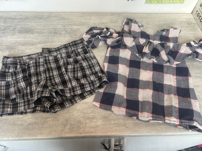 Lot 24 vêtements fille 12 ans complet pantalon robes chemise veste haut gilet pull - photo numéro 5