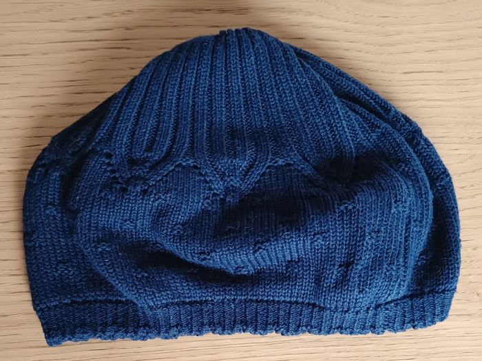 Bonnet Sergent Major doublé bleu marine taille 3 48 cm fille - photo numéro 6