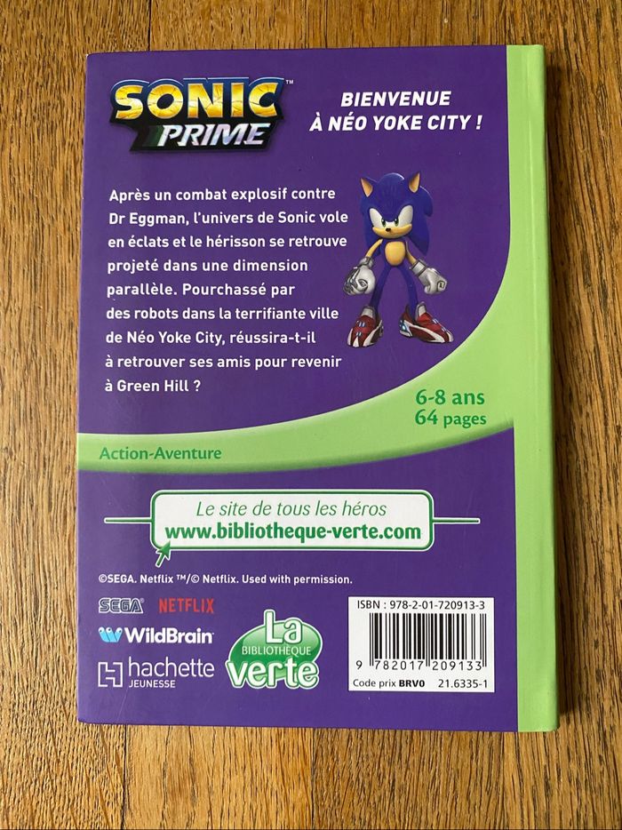 Livre Sonic Prime Bienvenue à Néo Yoke City - photo numéro 2
