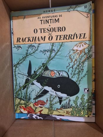 Bd les aventures de Tintin version Portuguais