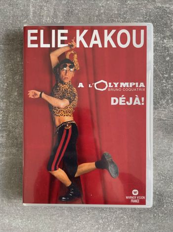 DVD spectacle humour, comique Elie Kakou à l'olympia, déjà ! en français.