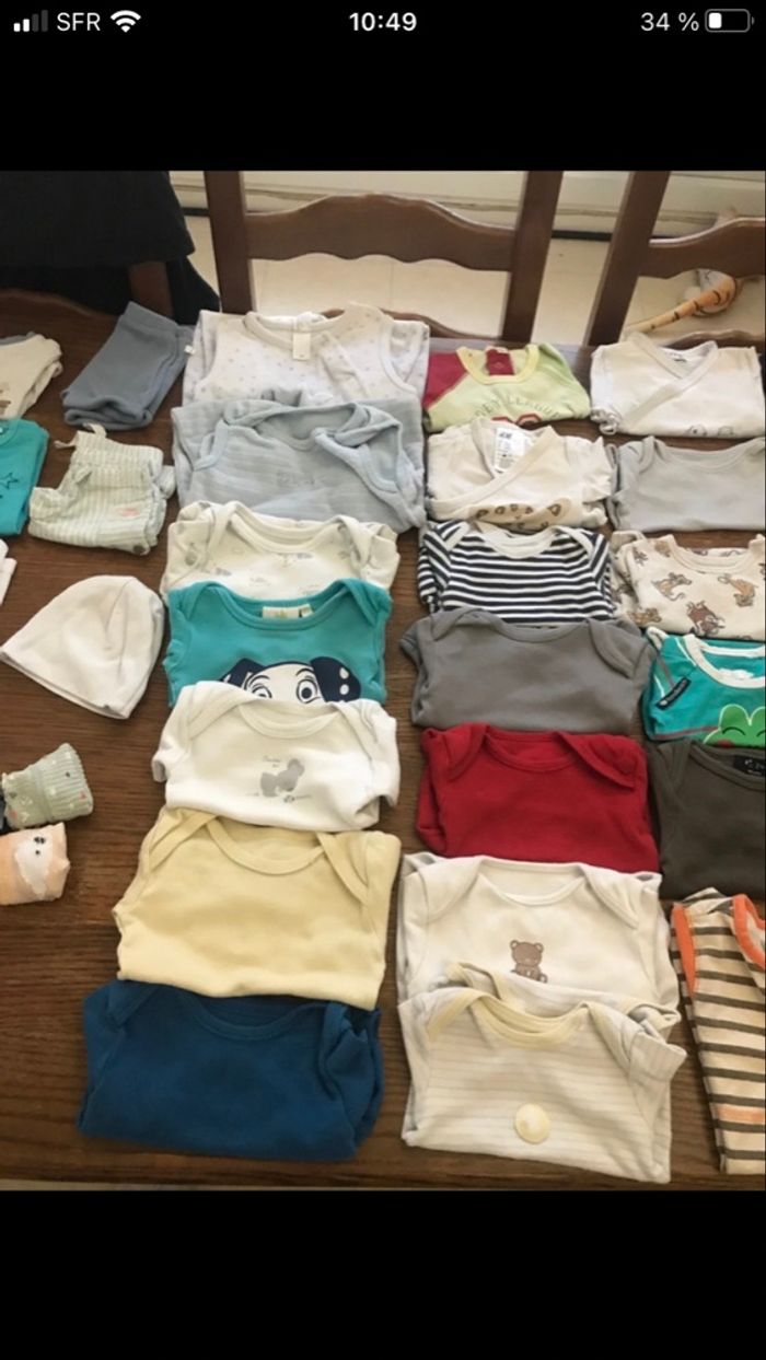 Lot vêtements bébé garçon été 1 et 3 mois - photo numéro 4