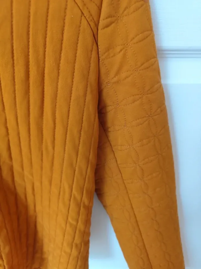 Veste matelassée jaune moutarde Camaïeu - photo numéro 4