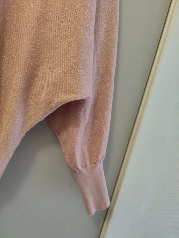 Pull rose pailletée - photo numéro 5