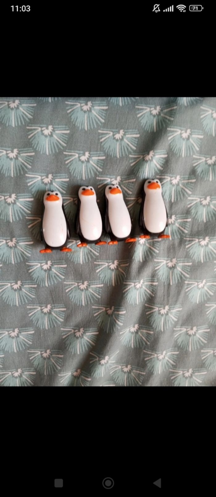 Lot de 4 pingouins