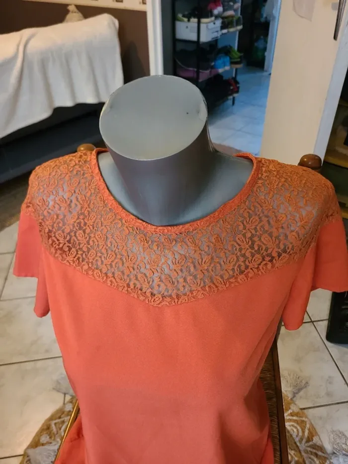 Top orange femme 38 - photo numéro 2