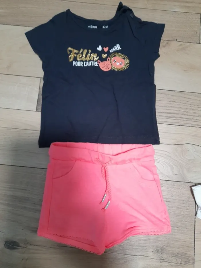 Ensemble 12 mois fille