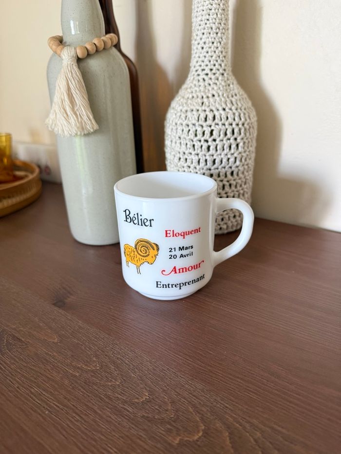 Mug signe du zodiaque Bélier - Vintage - photo numéro 5
