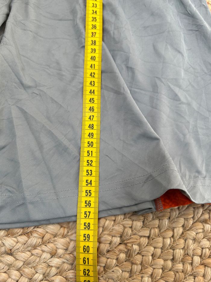Short Genuine Merchandise Homme Gris/Orange Taille L | Très Bon État | SNVintagefr | BS1773 - photo numéro 5