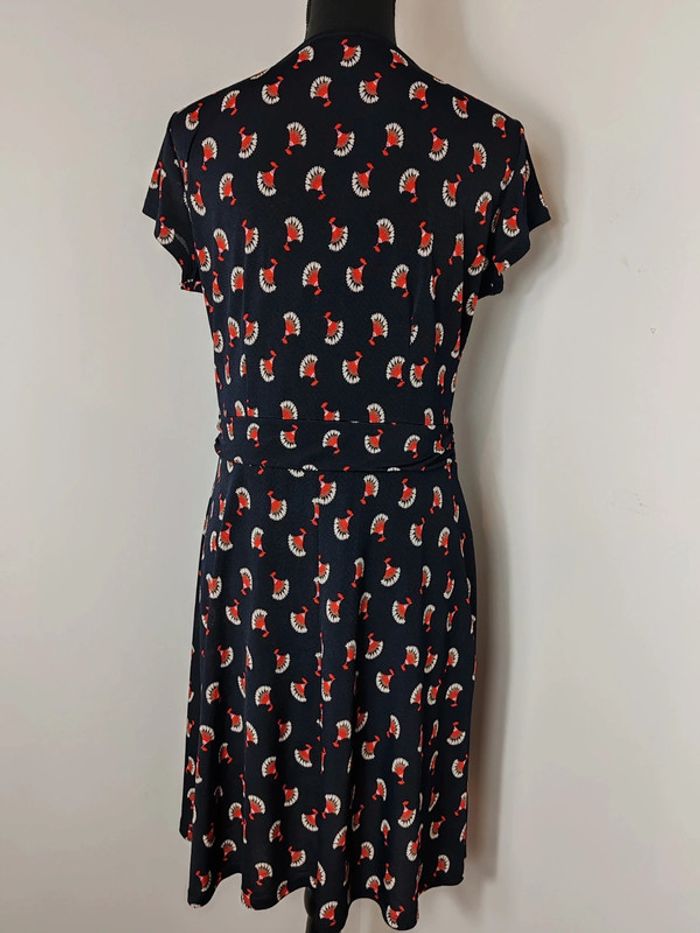 Robe marine à motifs - photo numéro 2