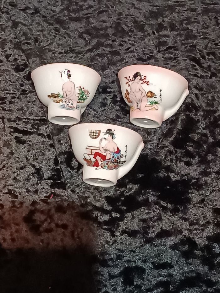 3 verres à saké