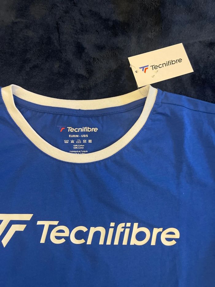 Tecnifibre - T shirt Cotton Tee Royal taille M - photo numéro 2