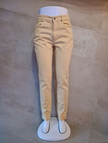 pantalon en toile  jean jaune Taille 36 Repeat