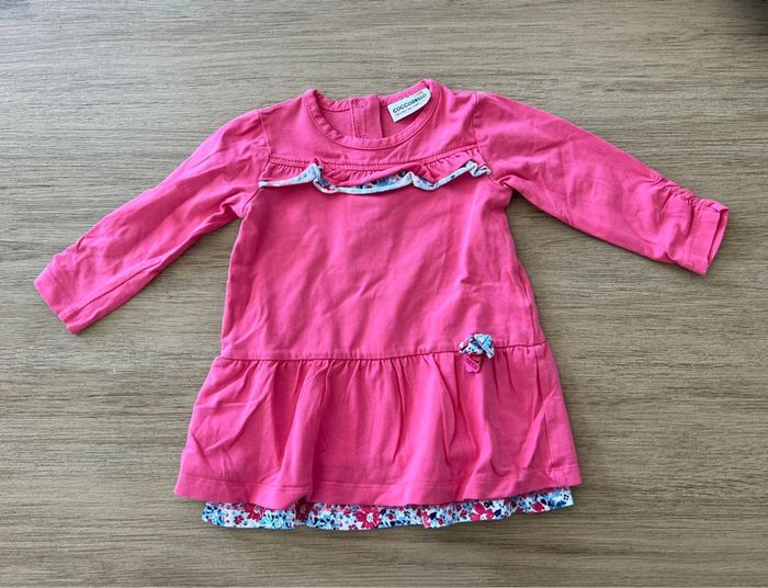 Robe légère manches longues 12 mois