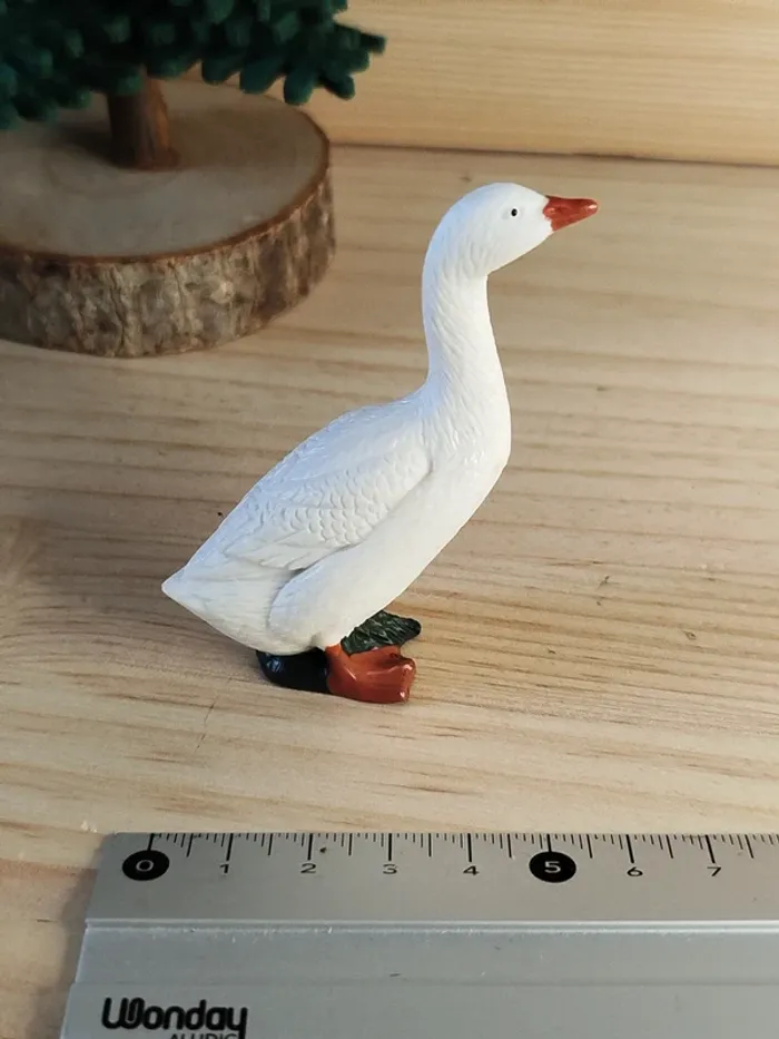 Figurine Oie blanche animal de la ferme - photo numéro 4