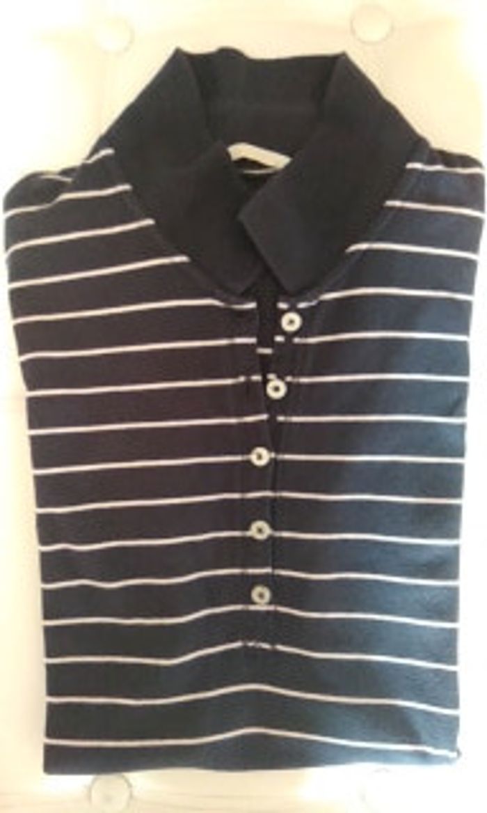Petit polo marine et blanc