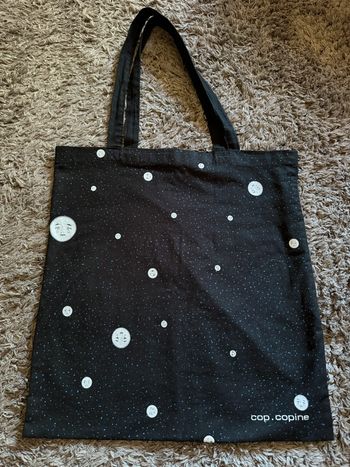 Tote bag copcopine lune