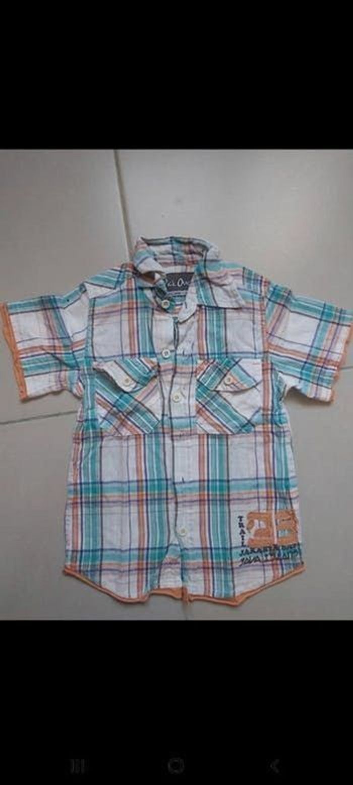 Chemise manche courte 3 ans