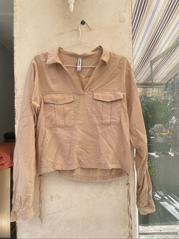 Chemise beige